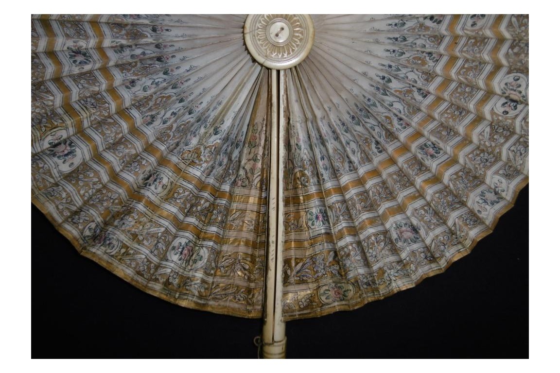 Flabellum, liturgical fan, Italy 17th century