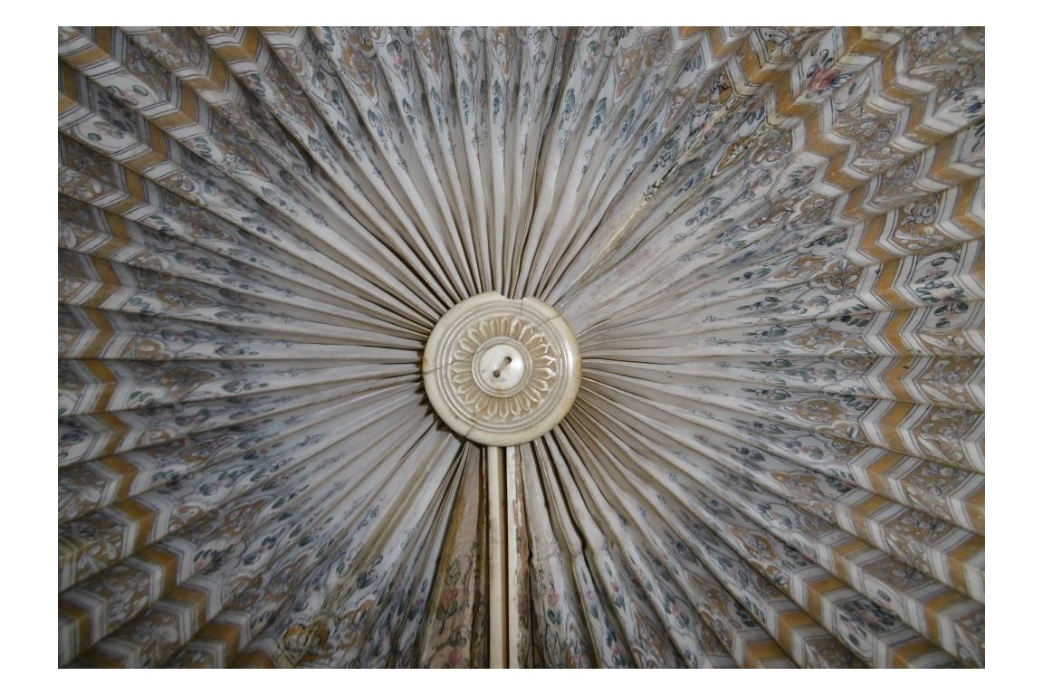 Flabellum, liturgical fan, Italy 17th century