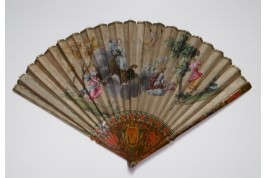 Mon coeur est à vous, early 18th century fan