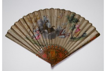 Mon coeur est à vous, early 18th century fan