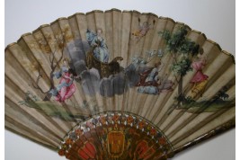 Mon coeur est à vous, early 18th century fan