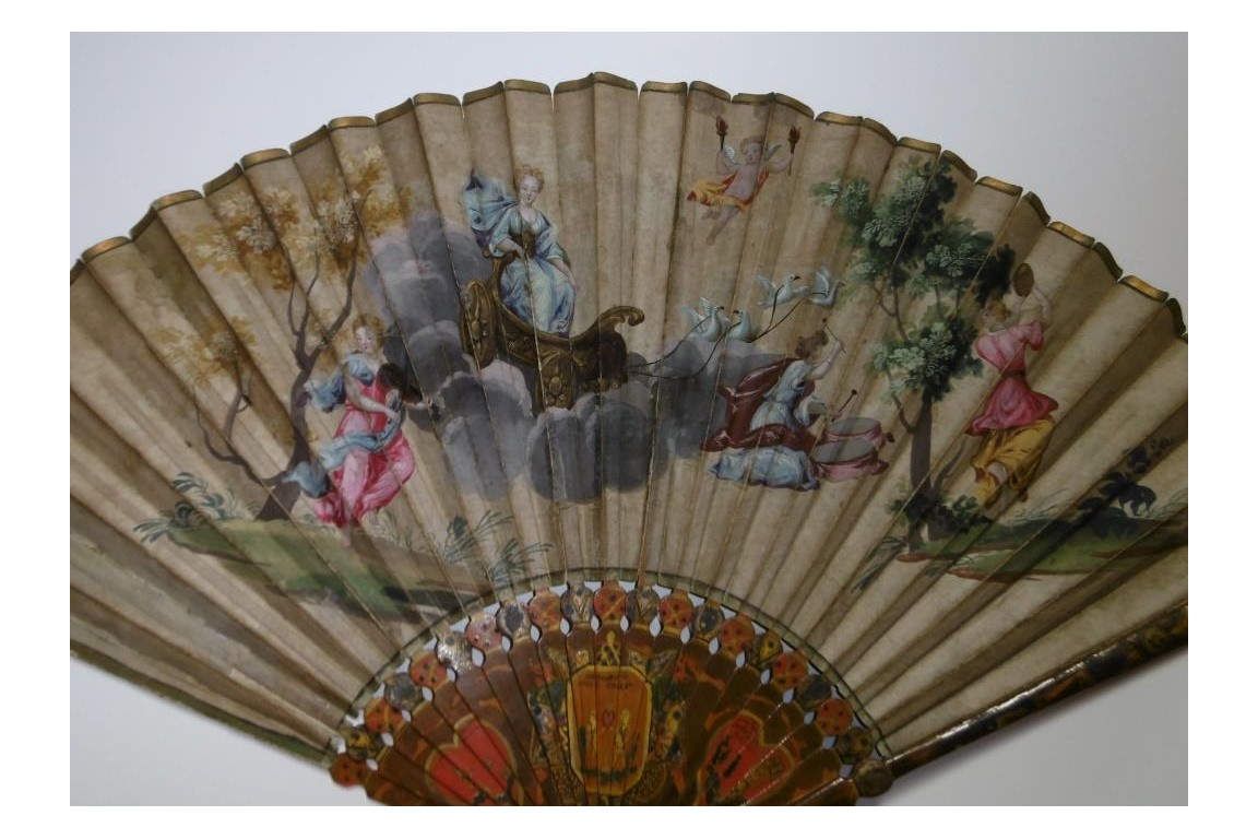 Mon coeur est à vous, early 18th century fan