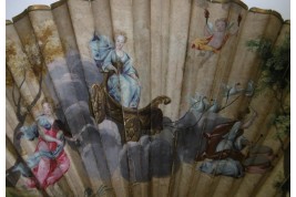 Mon coeur est à vous, éventail début XVIIIeme