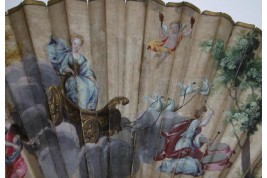 Mon coeur est à vous, éventail début XVIIIeme