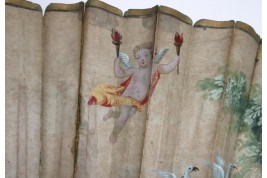 Mon coeur est à vous, éventail début XVIIIeme