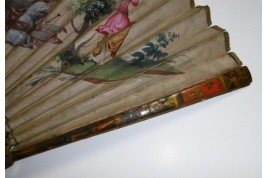 Mon coeur est à vous, éventail début XVIIIeme