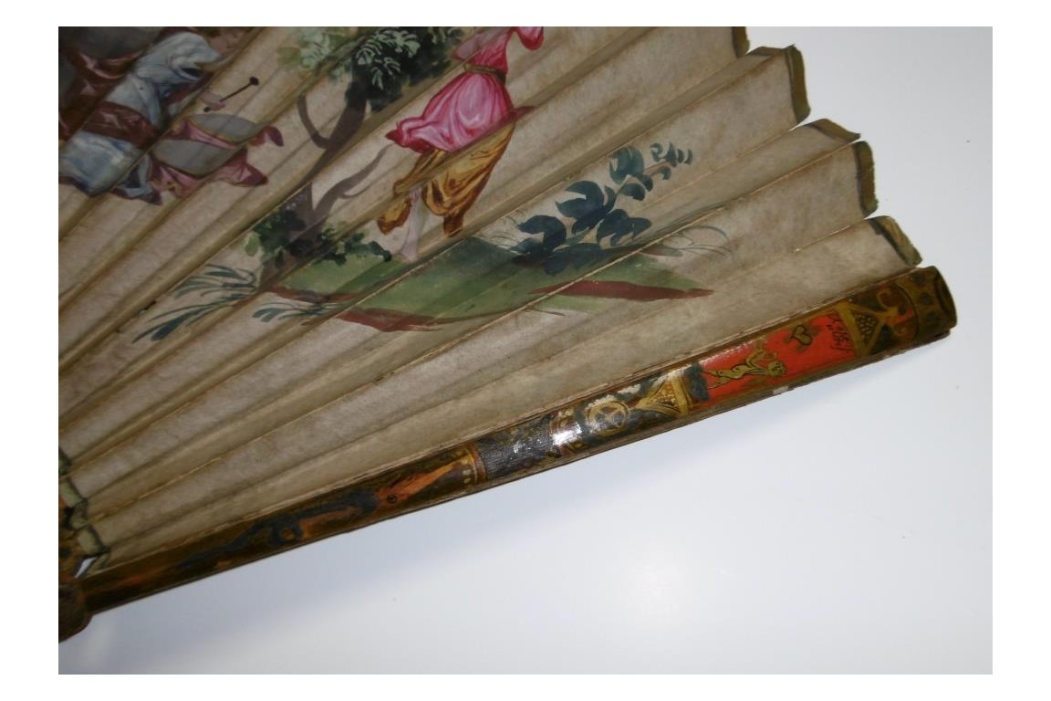 Mon coeur est à vous, éventail début XVIIIeme Mon coeur est à vous, éventail début XVIIIeme