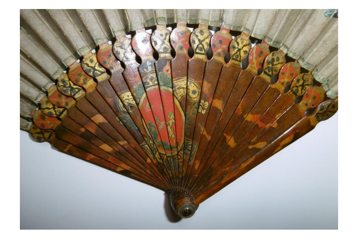 Mon coeur est à vous, early 18th century fan