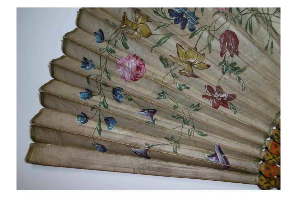 Mon coeur est à vous, éventail début XVIIIeme Mon coeur est à vous, éventail début XVIIIeme