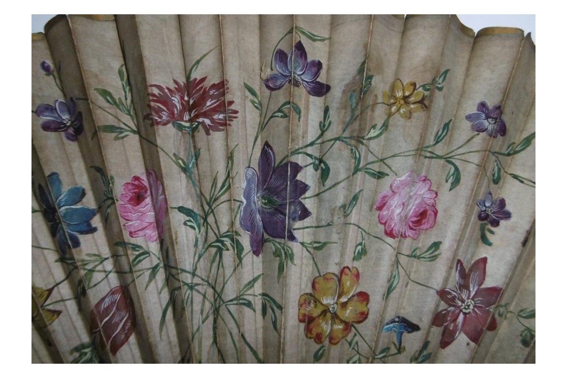 Mon coeur est à vous, éventail début XVIIIeme Mon coeur est à vous, éventail début XVIIIeme