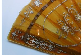 Rococo tortoiseshell, late 19th century fan