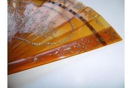 Rococo tortoiseshell, late 19th century fan