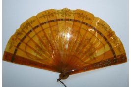 Rococo tortoiseshell, late 19th century fan