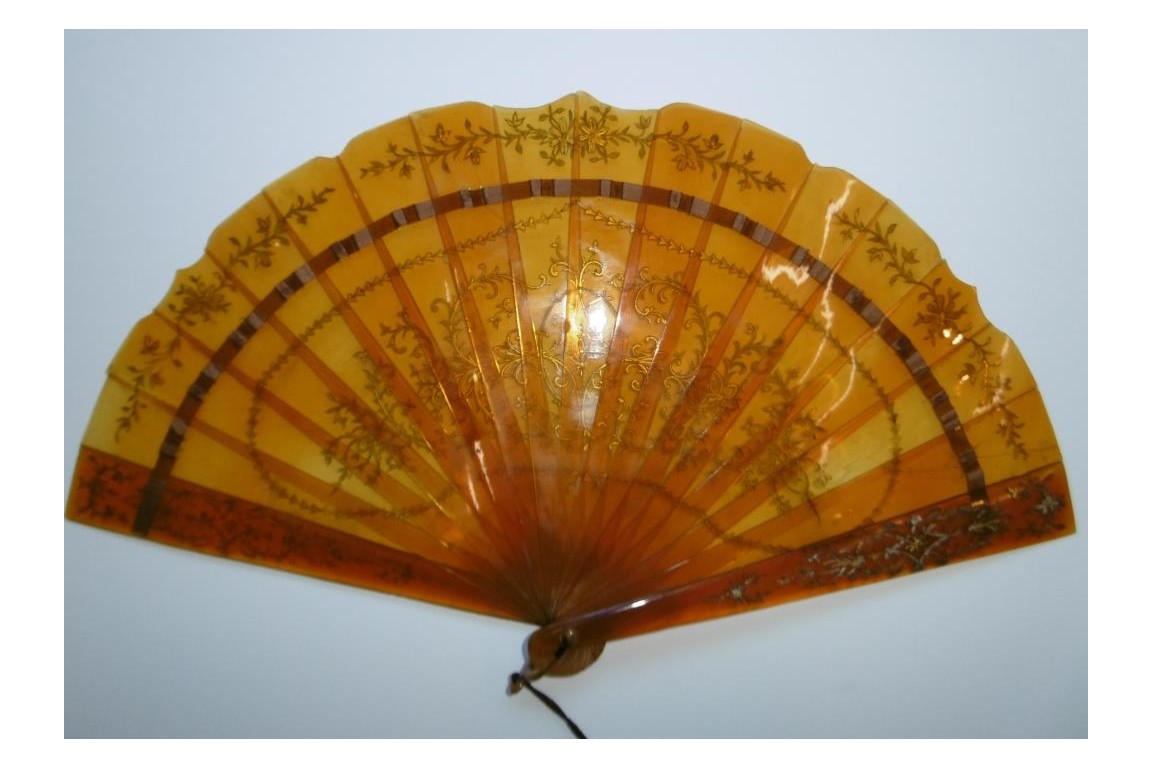 Rococo tortoiseshell, late 19th century fan