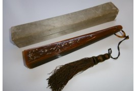 Écaille rococo, éventail fin XIXème