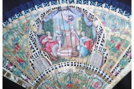 Wedding of Louis XV and Marie Leczinska, fan circa 1725