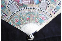 Wedding of Louis XV and Marie Leczinska, fan circa 1725