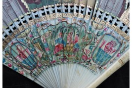 Wedding of Louis XV and Marie Leczinska, fan circa 1725