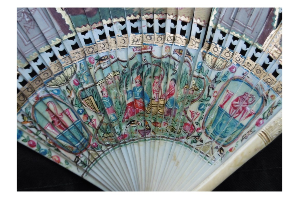 Wedding of Louis XV and Marie Leczinska, fan circa 1725