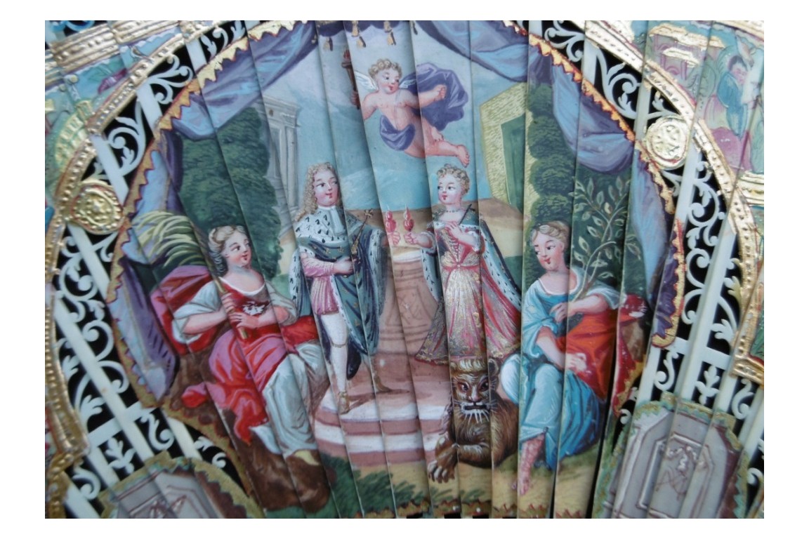 Wedding of Louis XV and Marie Leczinska, fan circa 1725