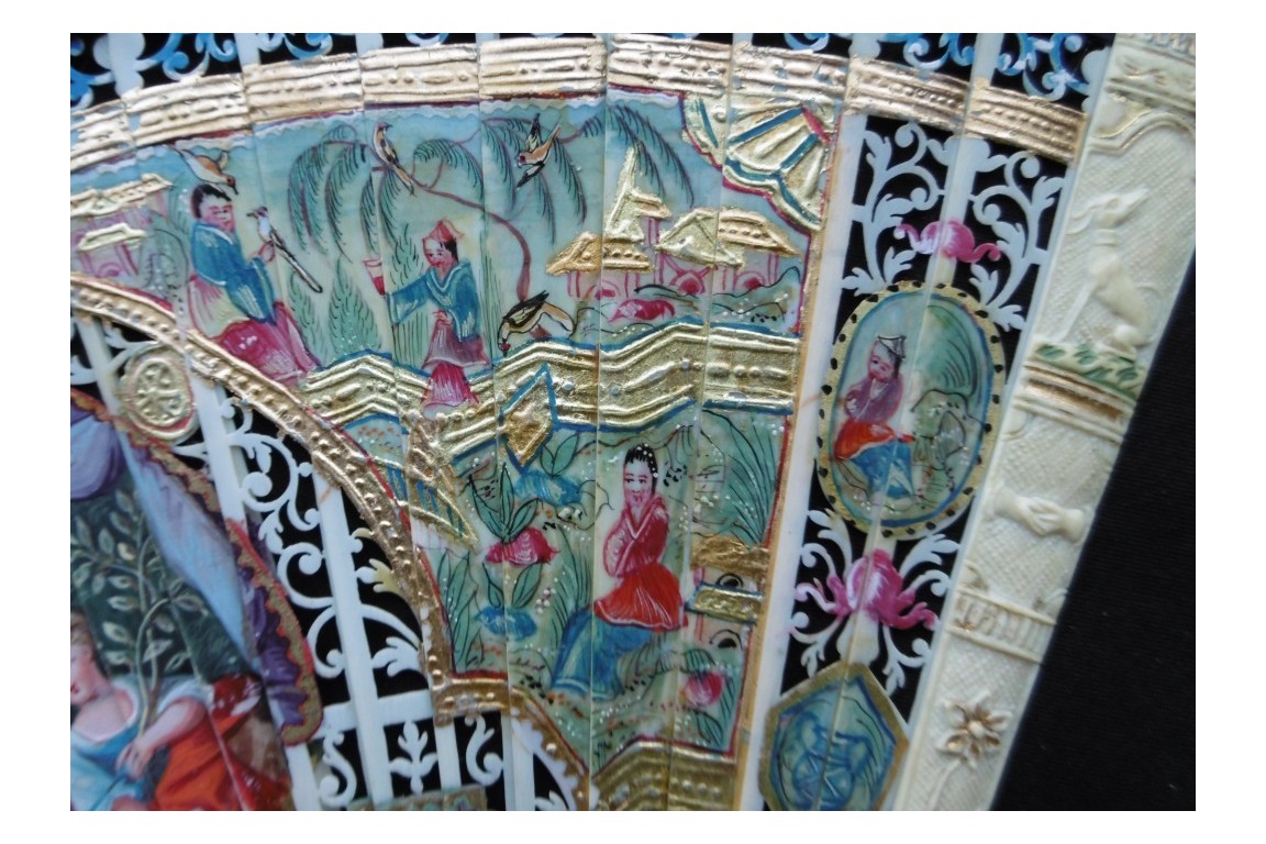 Wedding of Louis XV and Marie Leczinska, fan circa 1725