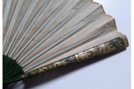 Music and chinoiseries, fan circa 1810