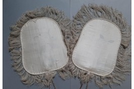 Chinese birds and flowers, fixed fans, 19th century