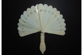 Fan and screen, late 19th