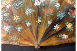 Flowery gothic, fan circa 1830