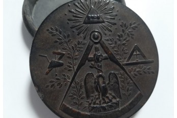 Freemasonry , snuffbox, 19th