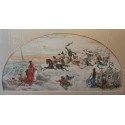 Exposition Universelle of 1889 and Argentina, fan leaf