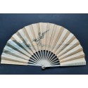 Help to Martinique, fan by Louise Abbema and Fuvelleroy, 1902
