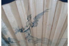 Help to Martinique, fan by Louise Abbema and Fuvelleroy, 1902