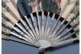 The Franco-Russian alliance, commemorative fan 26 August 1897