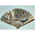 Le régiment qui passe, fan by Abel Truchet and fashion Bartholomeoo, circa 1900