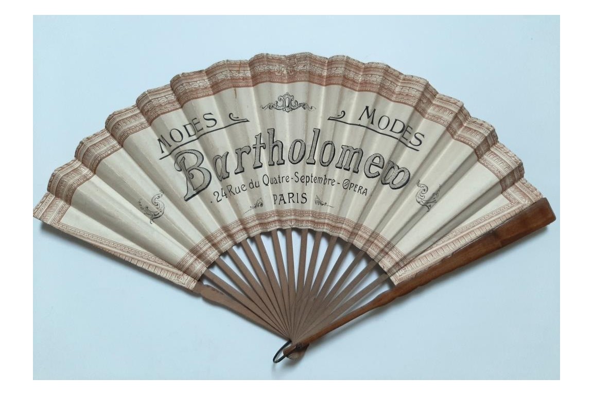 Le régiment qui passe, fan by Abel Truchet circa 1900