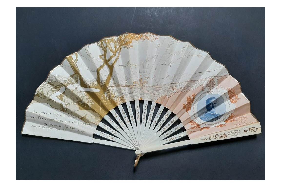 Philippe d'Orléans, éventail de propagande royaliste vers 1890