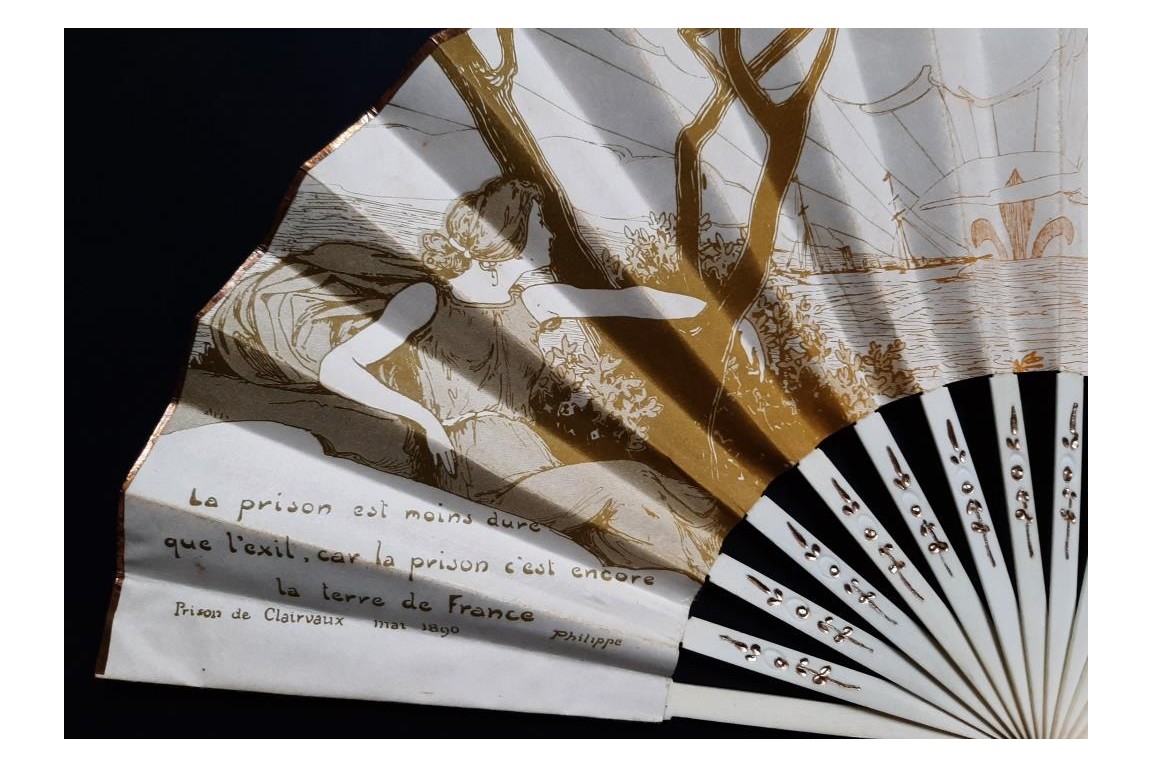 Philippe d'Orléans, éventail de propagande royaliste vers 1890