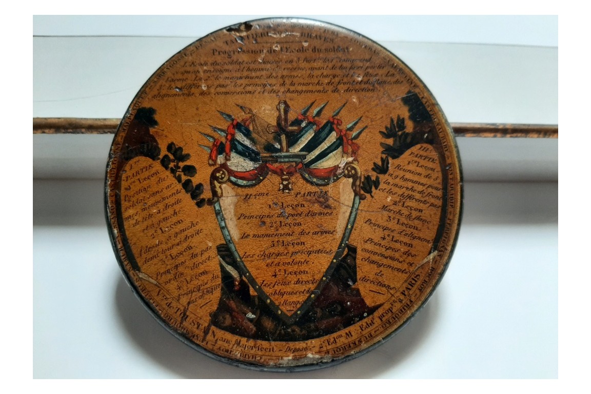 "Tabatiere des Braves", military snuffbox's cover, 19th century