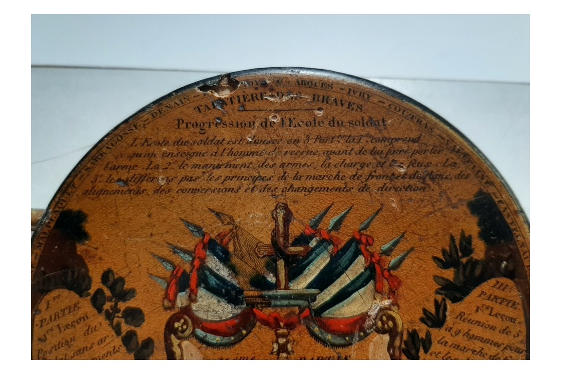 "Tabatiere des Braves", military snuffbox's cover, 19th century