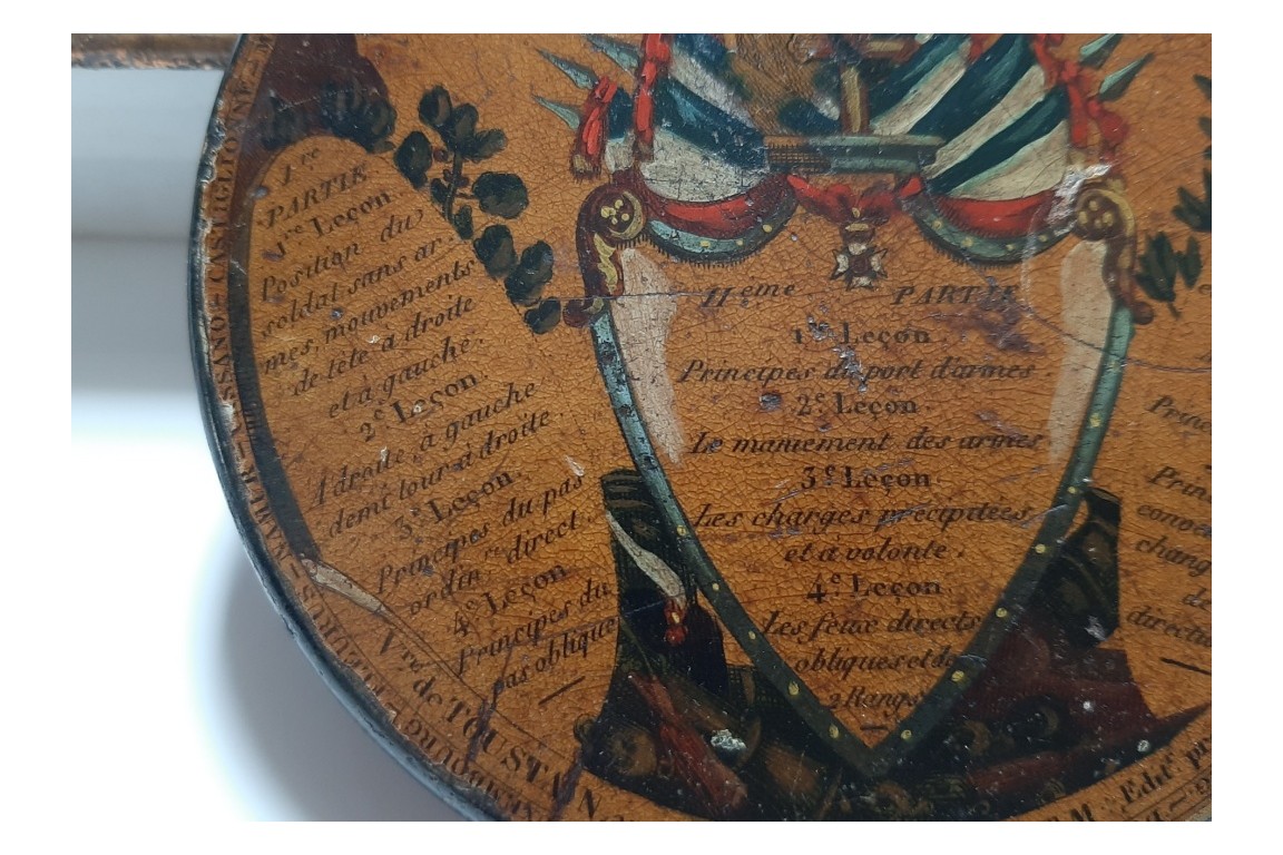 "Tabatiere des Braves", military snuffbox's cover, 19th century