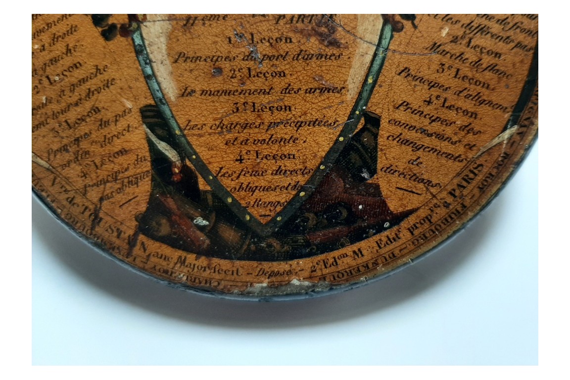 "Tabatiere des Braves", military snuffbox's cover, 19th century