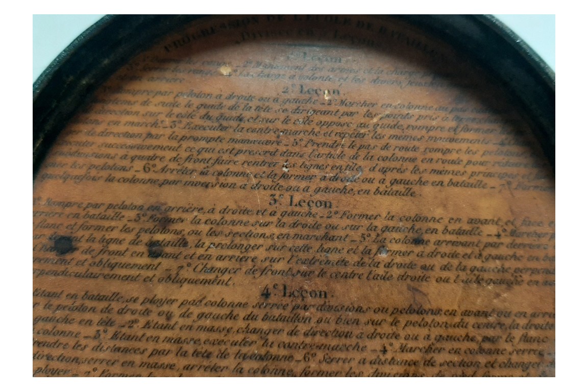 "Tabatiere des Braves", military snuffbox's cover, 19th century