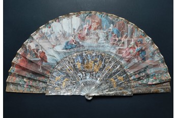 Offerings for the Victory, fan circa 1750-60