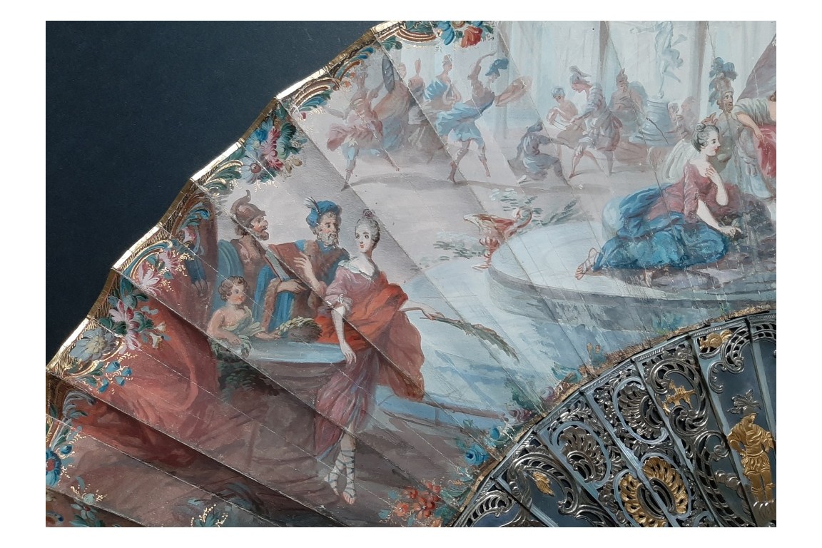 Offrandes pour la Victoire, éventail vers 1750-60