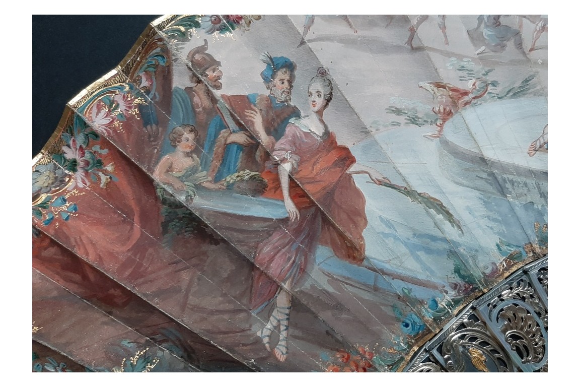 Offrandes pour la Victoire, éventail vers 1750-60