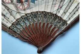 Pierrots' car, fan by Van Garden, circa 1900-1909