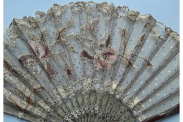 Iris, Duvelleroy fan, circa 1900