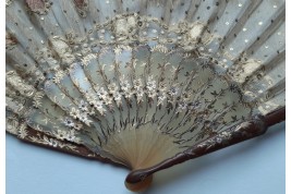 Iris, Duvelleroy fan, circa 1900