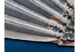 Iris, Duvelleroy fan, circa 1900